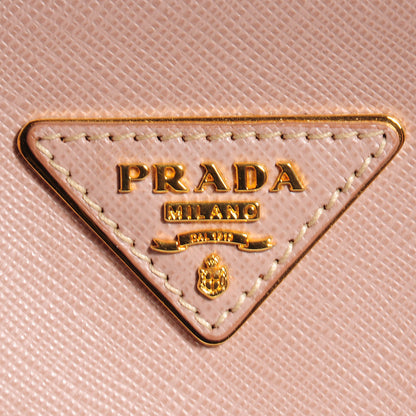 Prada Saffiano Lux Small Double Zip Tote Cammeo 7 of 11