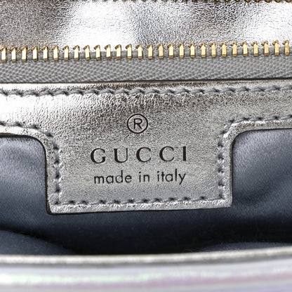 Gucci Iridescent Nappa Chevron Matelasse Small GG Marmont Shoulder Bag Iridescent Snow Light Blue 10 of 19