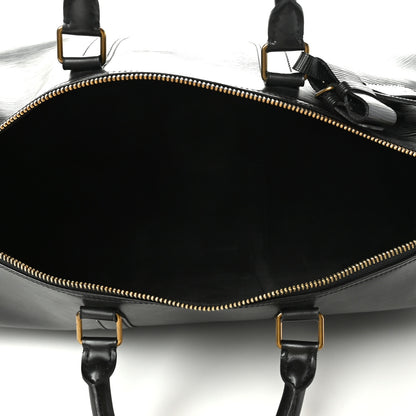 Louis Vuitton Epi Keepall 50 Black 5 of 9