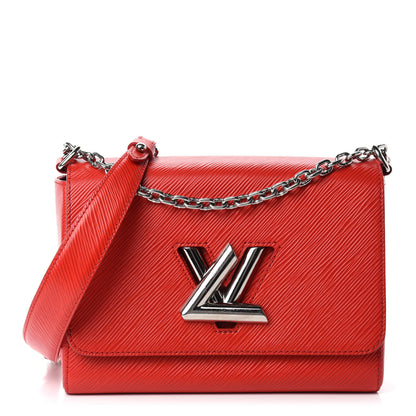 Louis Vuitton Epi Twist Shoulder Bag MM Coquelicot 1 of 14