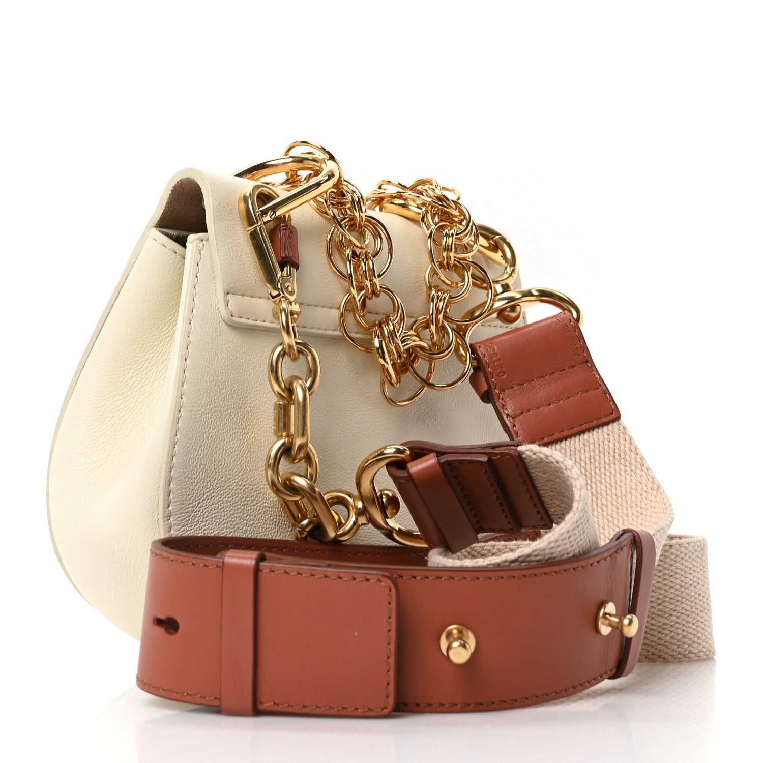 Chloe Calfskin Printed Mini Drew Bi-Color Shoulder Bag Light Multicolor 3 of 9