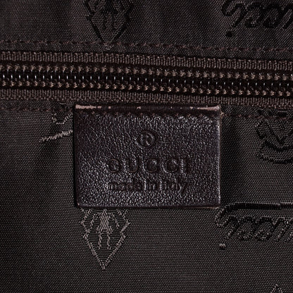 Gucci Guccissima Medium Flap Messenger Bag Chocolate 6 of 9