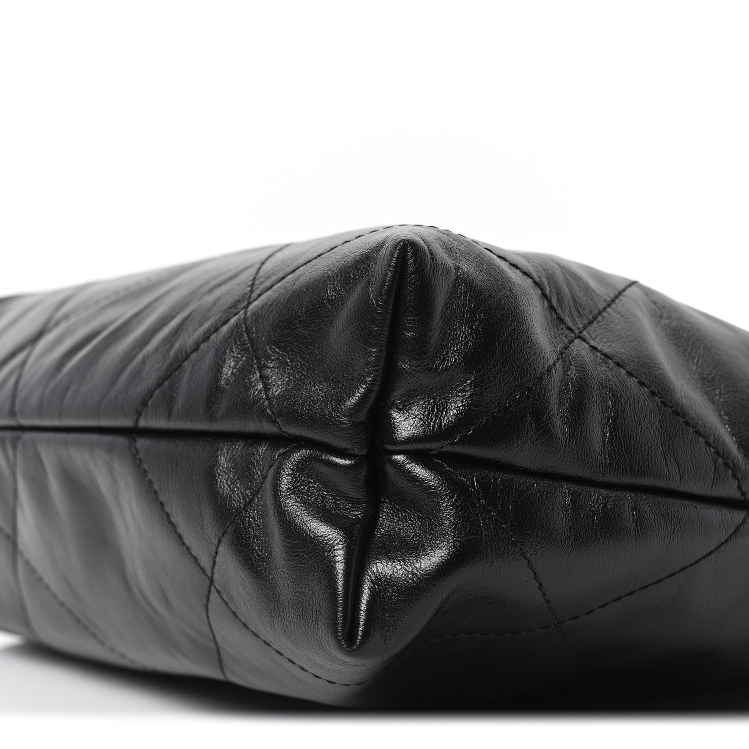 Chanel Shiny Calfskin Quilted Small Chanel 22 Black 10 of 10