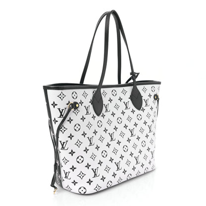Louis Vuitton Empreinte Spring In The City Neverfull MM Black White Pink 4 of 9