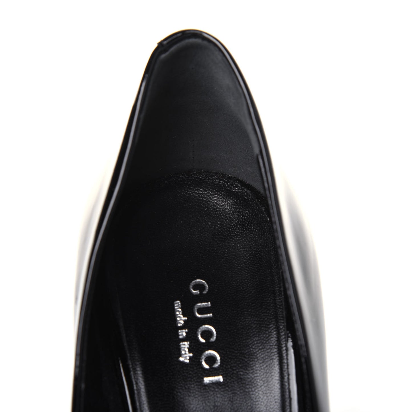 Patent Calfskin Pumps 38 Black