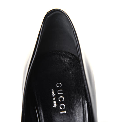 Gucci Patent Calfskin Pumps 38 Black 11 of 13