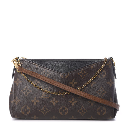 Louis Vuitton Monogram Pallas Clutch Black 1 of 8
