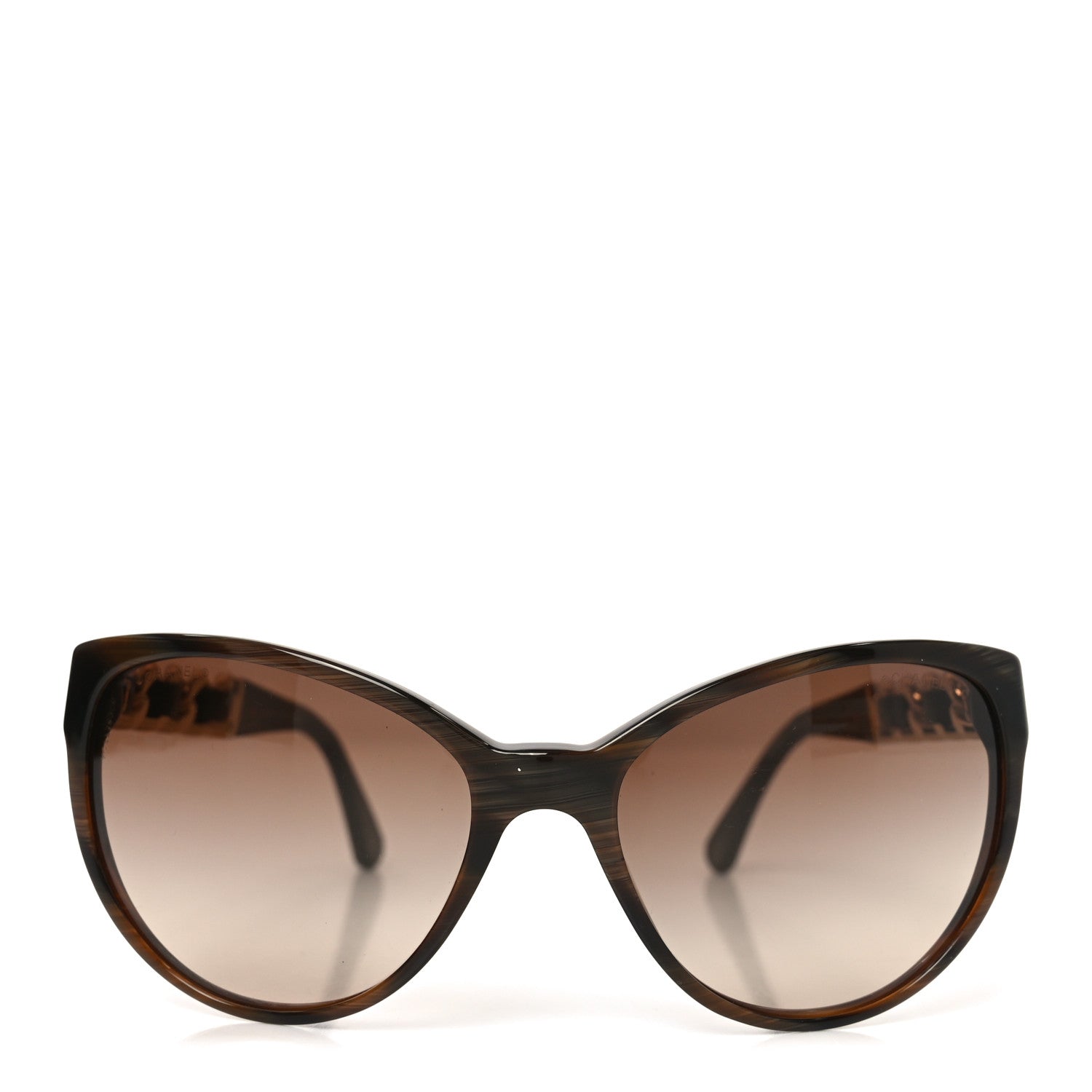 Chanel Acetate CC Chain Sunglasses 5215Q Brown 2 of 7