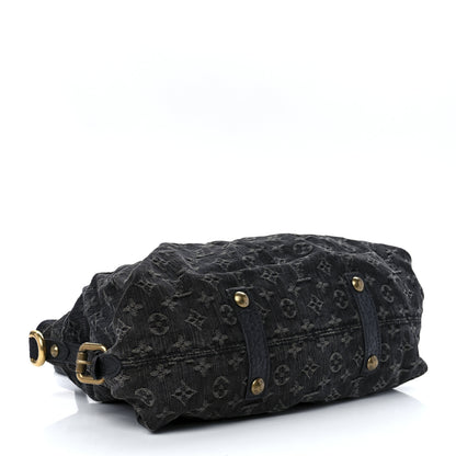 Louis Vuitton Denim Neo Cabby MM Black 3 of 9