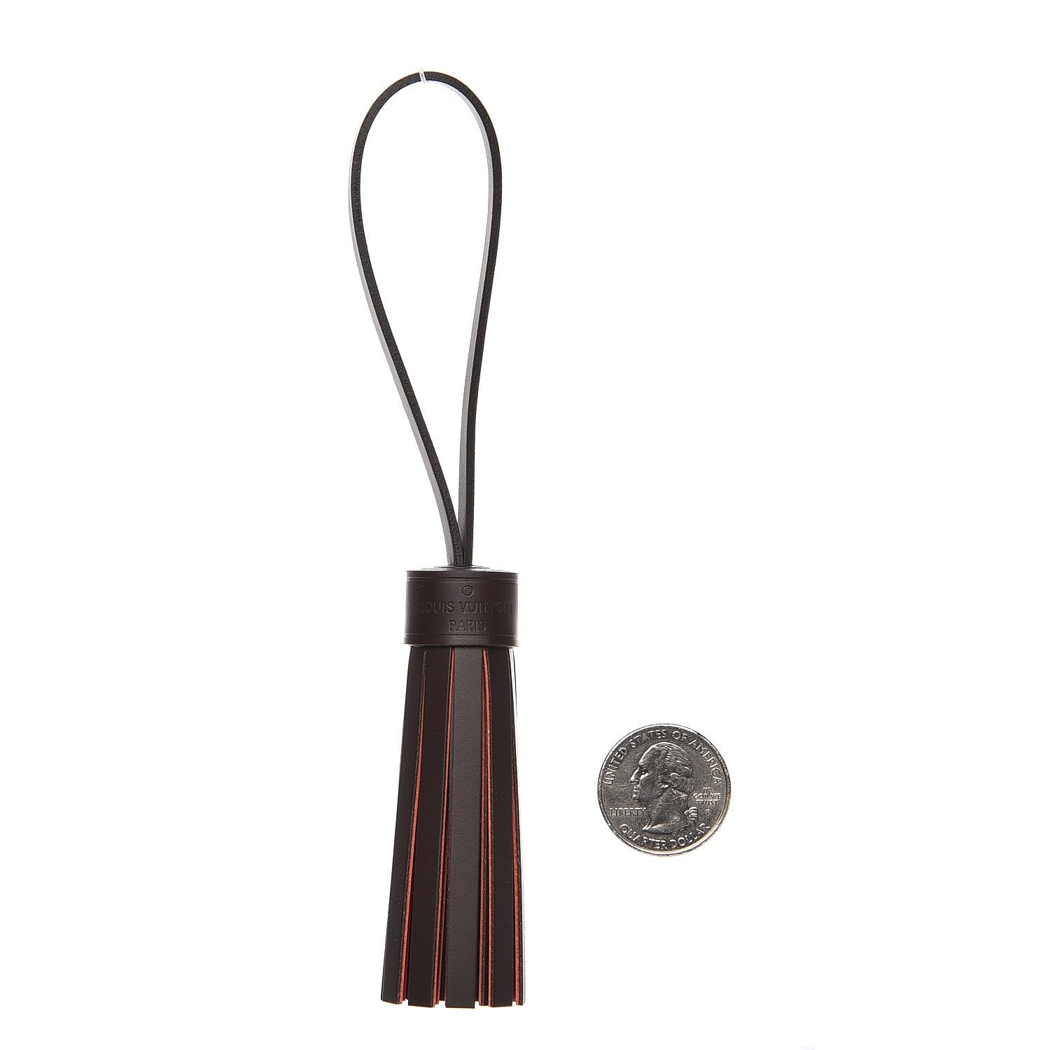 Louis Vuitton Calfskin Croisette Tassel Bag Charm Ebene 2 of 3