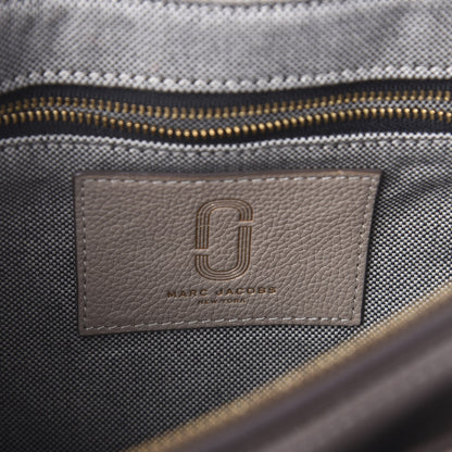 Marc Jacobs Calfskin Interlock Courier Messenger Taupe 6 of 9
