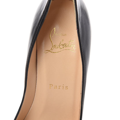 Christian Louboutin Shiny Nappa Apostrophy 100 Pumps 36 Black 6 of 7