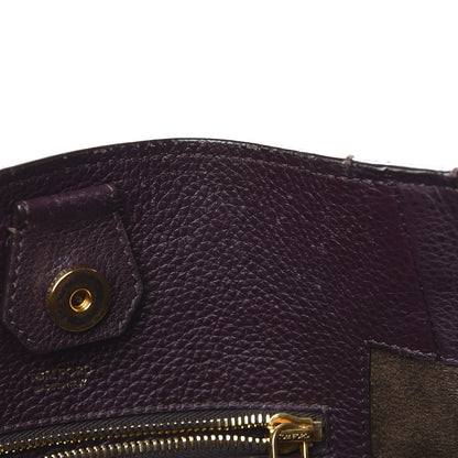 Tom Ford Grained Calfskin Medium Sedgwick Zipper Tote Wine 11 of 15
