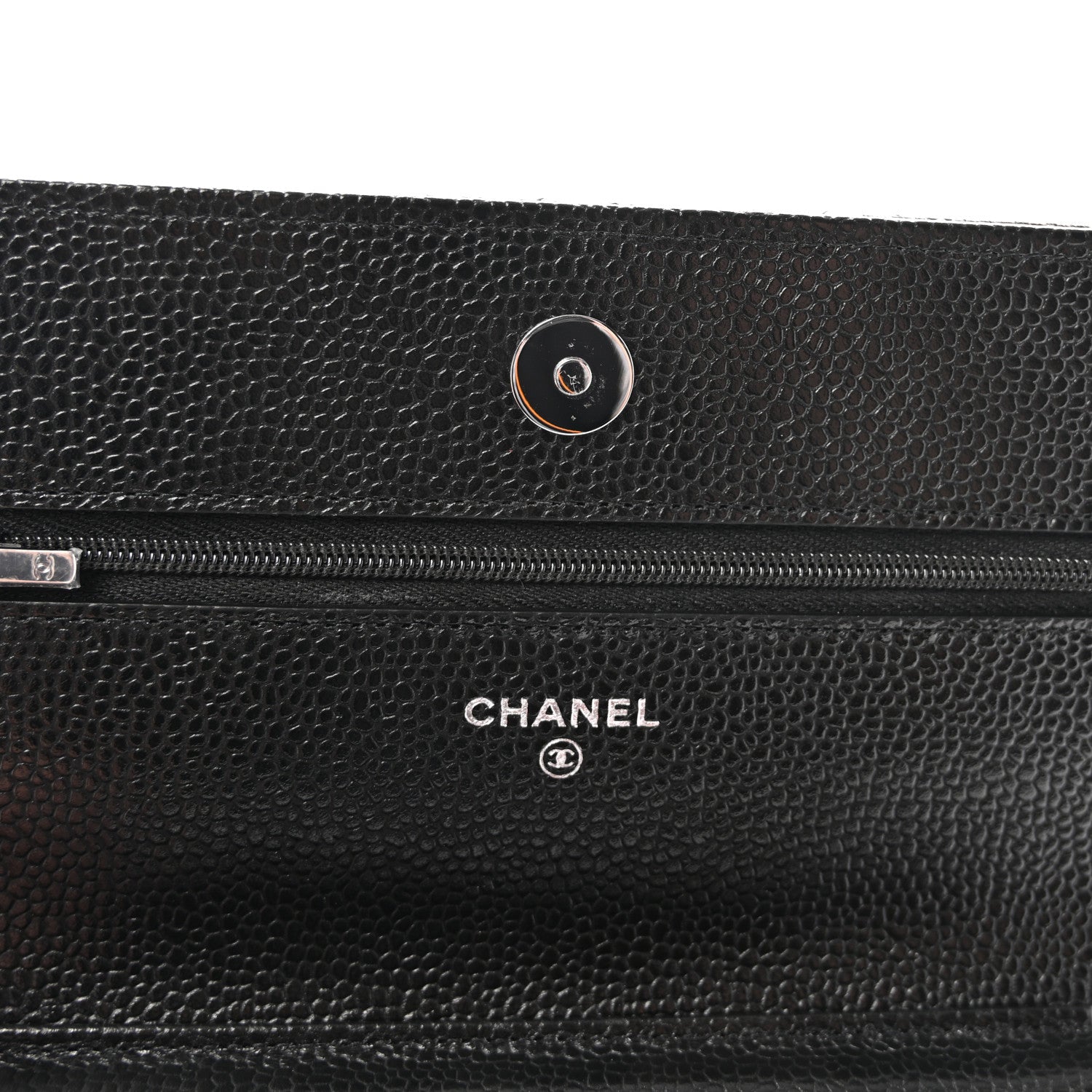 Chanel Caviar Quilted Wallet on Chain WOC Black 6 of 12