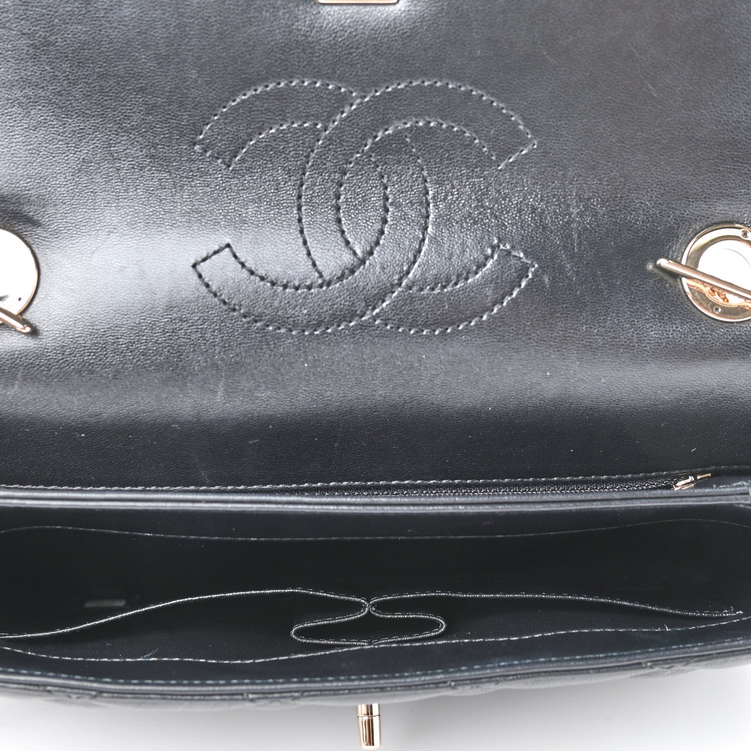 Chanel Lambskin Quilted Medium Trendy CC Flap Black 5 of 9