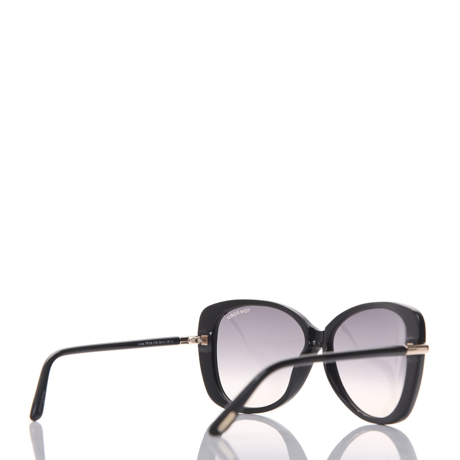 Tom Ford Linda Butterfly Sunglasses TF324 Black 4 of 8