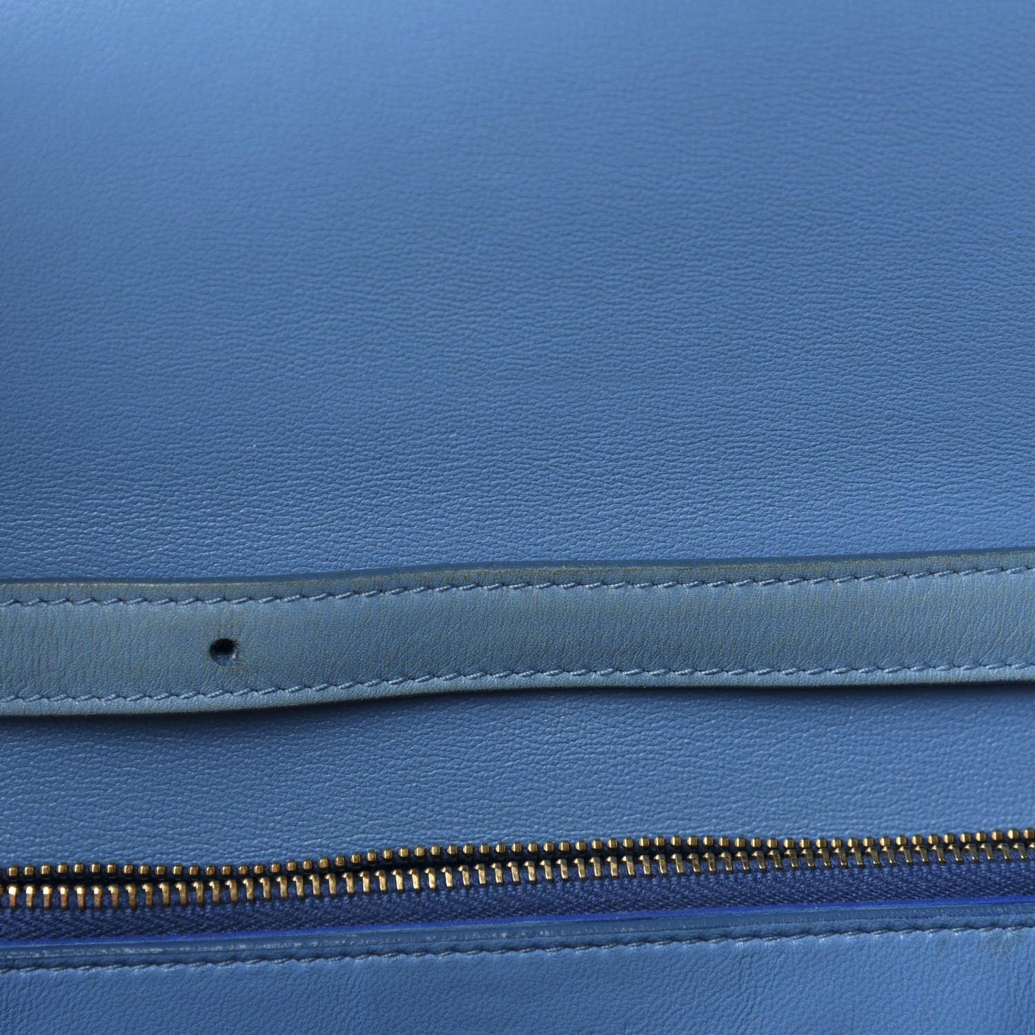 Celine Box Calfskin Medium Classic Box Flap Bag Blue 12 of 13