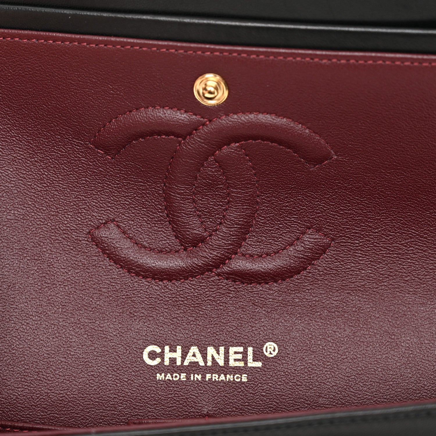 Chanel Lambskin Quilted Medium Double Flap Black 6 of 11