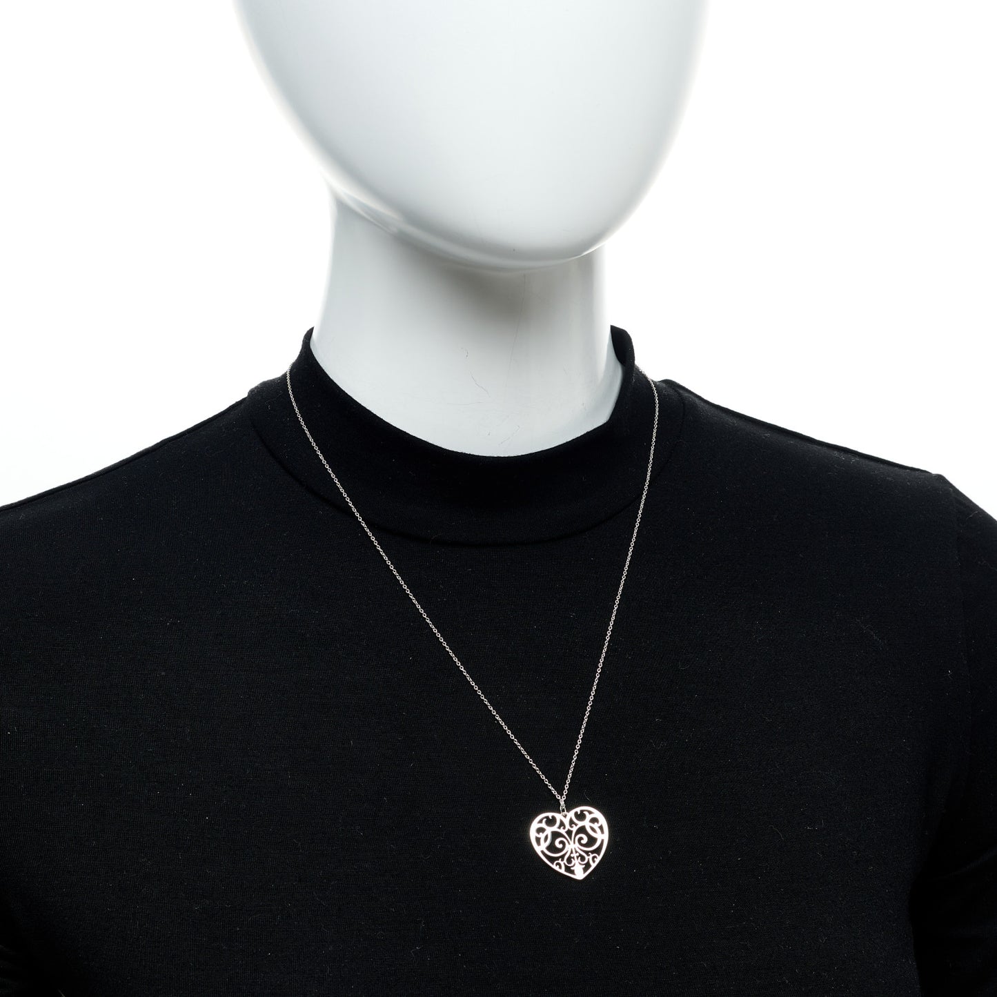 Sterling Silver Enchant Heart Pendant Necklace