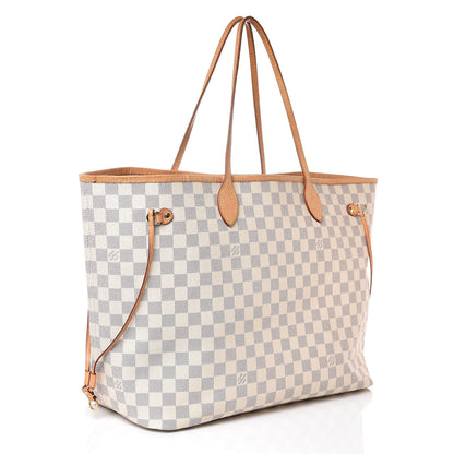 Louis Vuitton Damier Azur Neo Neverfull GM Rose Ballerine 3 of 11