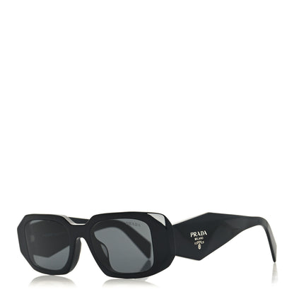 Prada Acetate Symbole Sunglasses SPR 17W Black 1 of 8