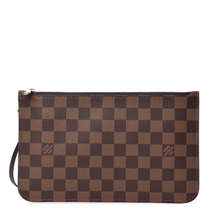 Louis Vuitton Damier Ebene Neverfull MM GM Pochette 1 of 9