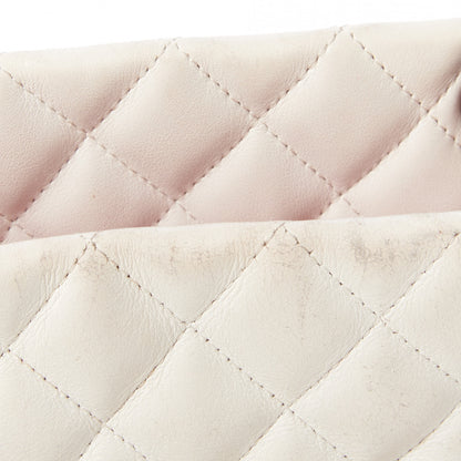 Chanel Calfskin Quilted Large Cambon Tote White Black 10 of 10