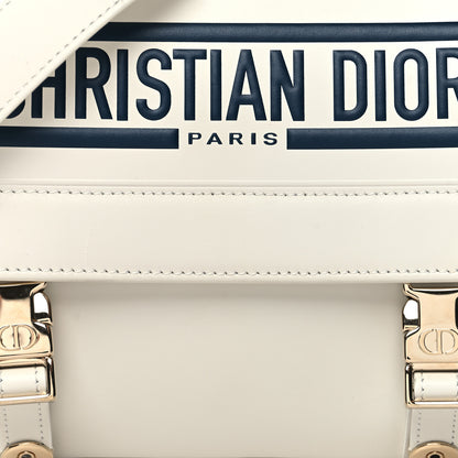 Christian Dior Smooth Calfskin Diorcamp Bag White Blue 8 of 11