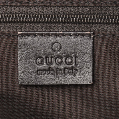 Gucci Monogram Large New Ladies Web Hobo Dark Brown 6 of 21