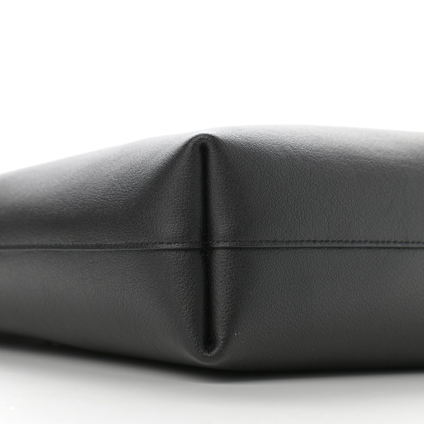 Calfskin Toy Shopping Tote Black