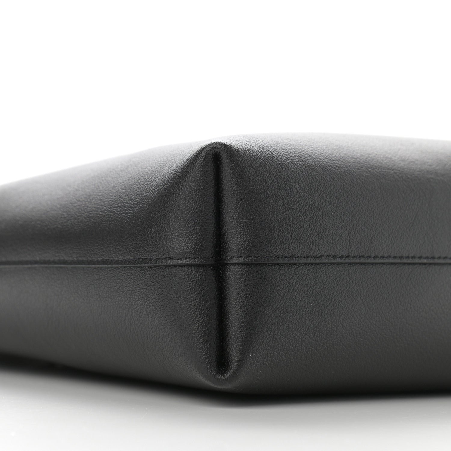 Saint Laurent Calfskin Toy Shopping Tote Black 9 of 10