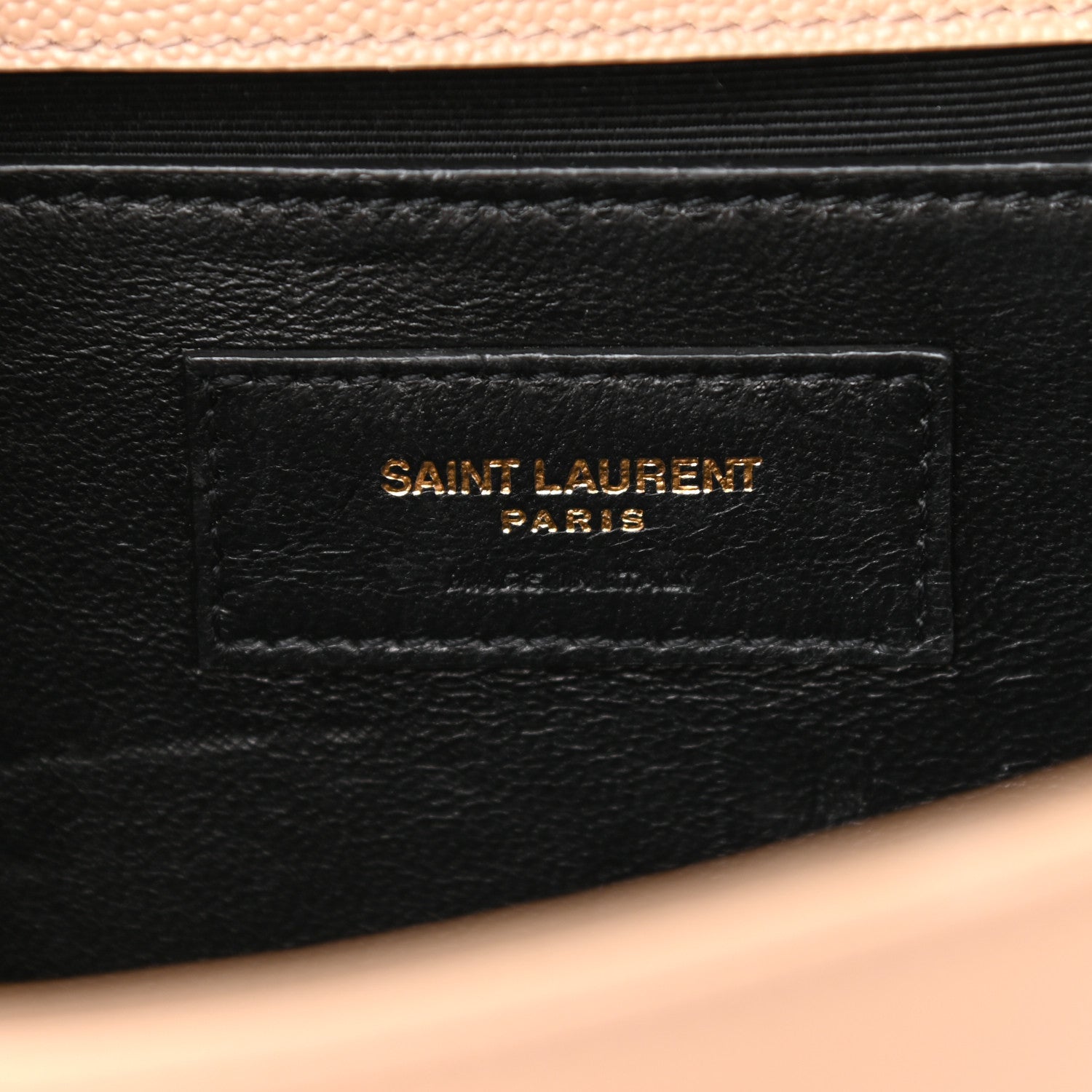 Saint Laurent Grain De Poudre Medium Monogram Kate Satchel Dark Beige 6 of 10
