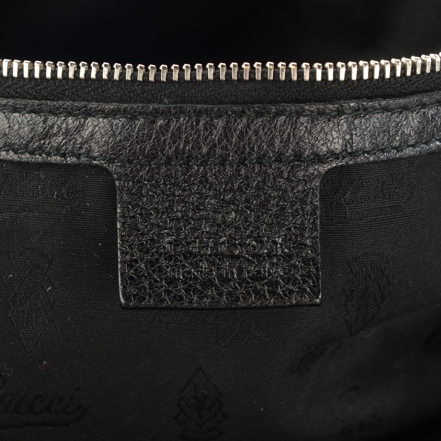 Gucci Calfskin Large Jungle Shoulder Bag Black 5 of 7