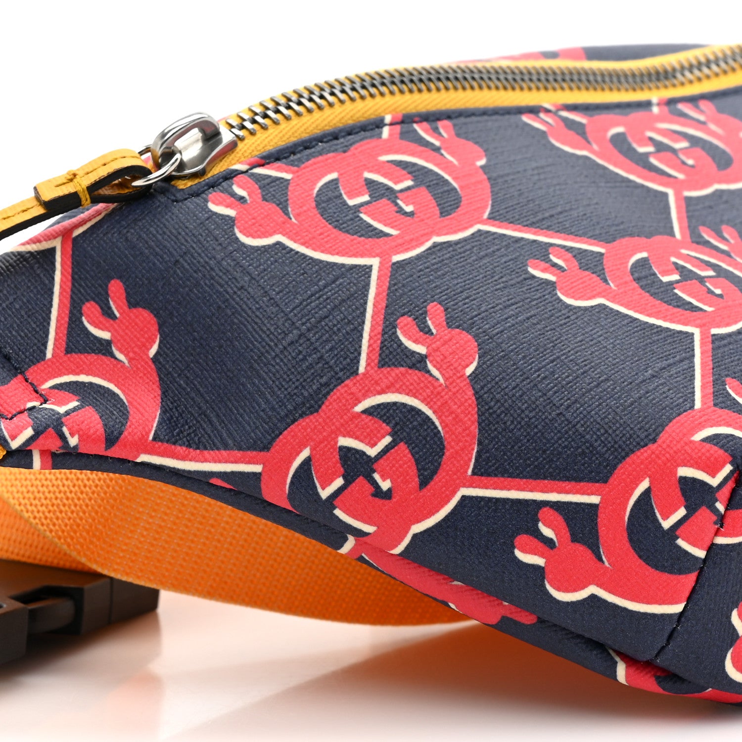 Gucci Coated Canvas Interlocking G Snail Childrens Belt Bag Blue 9 of 9