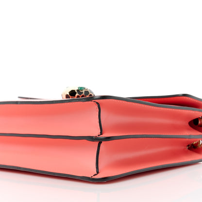 Bulgari Calfskin Serpenti Forever Crossbody Flamingo Quartz 12 of 12