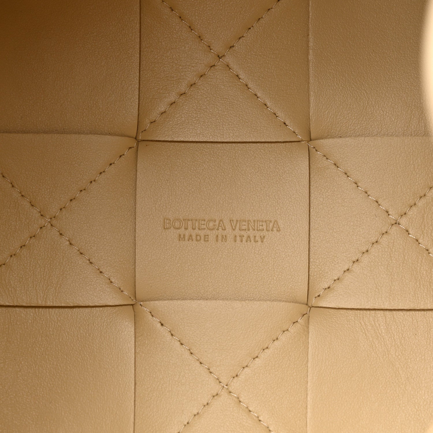 Bottega Veneta Lambskin Maxi Intrecciato Small Cassette Crossbody Bucket Bag Porridge 6 of 9