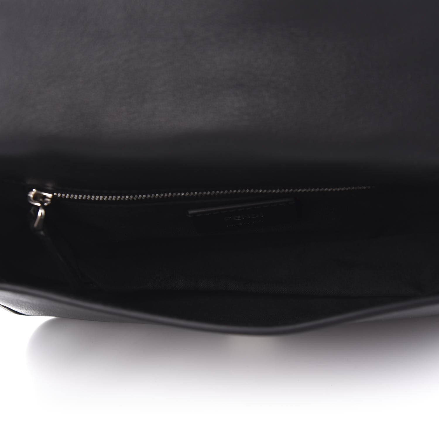 Fendi Nappa FF 1974 Embossed Mini Expandable Flap Bag Black 5 of 10