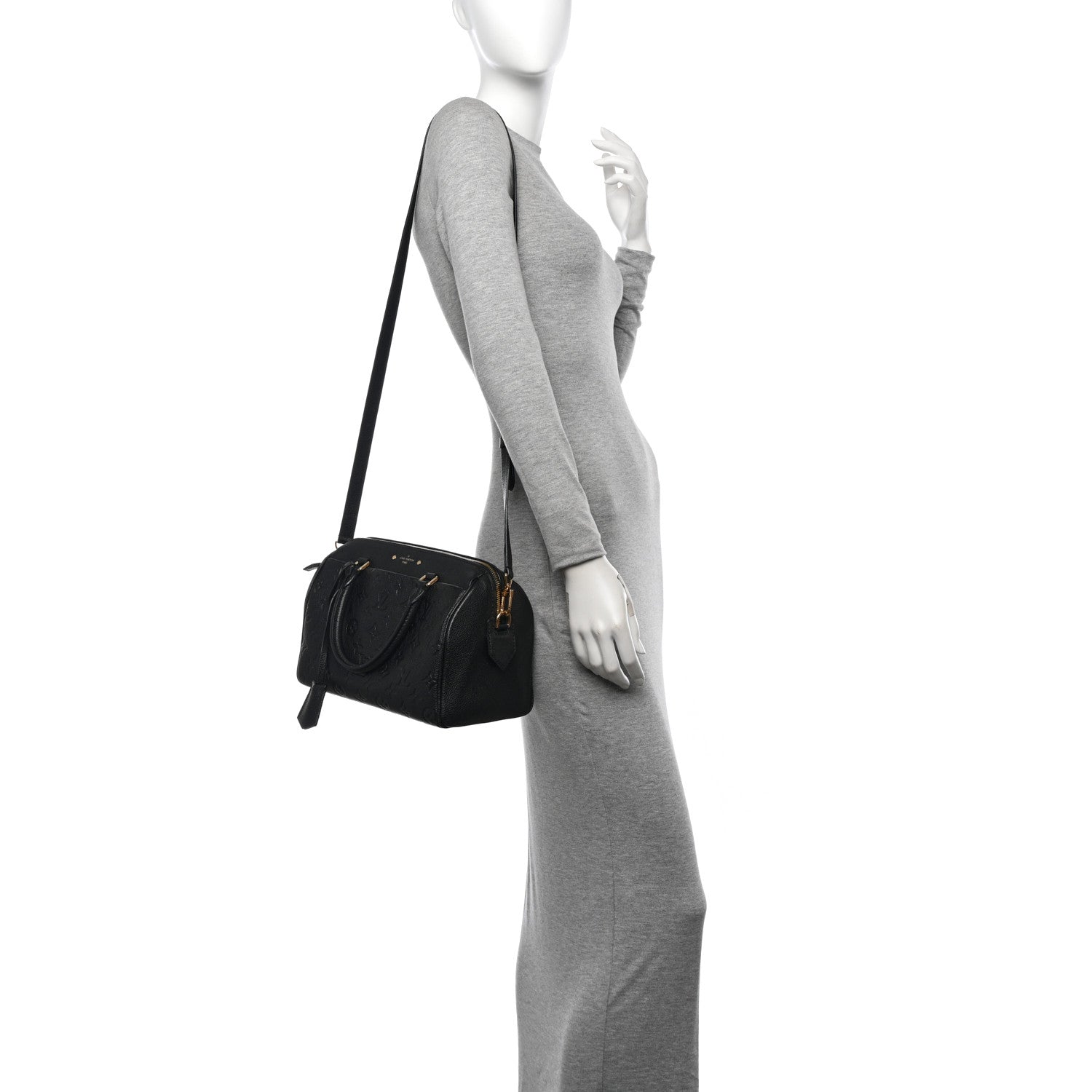 Louis Vuitton Empreinte Speedy Bandouliere 25 NM Black 2 of 10