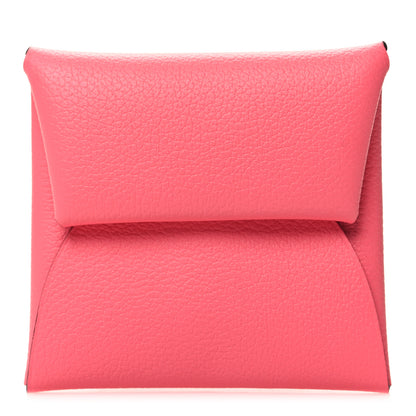 Hermes Chevre Mysore Bastia Coin Purse Rose Azalee 1 of 8