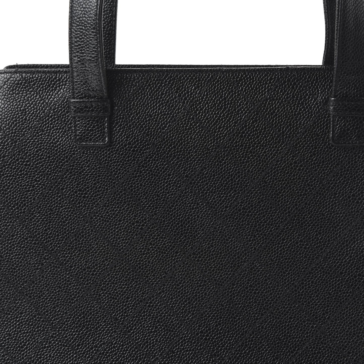 Caviar Quilted Shoulder Bag Black
