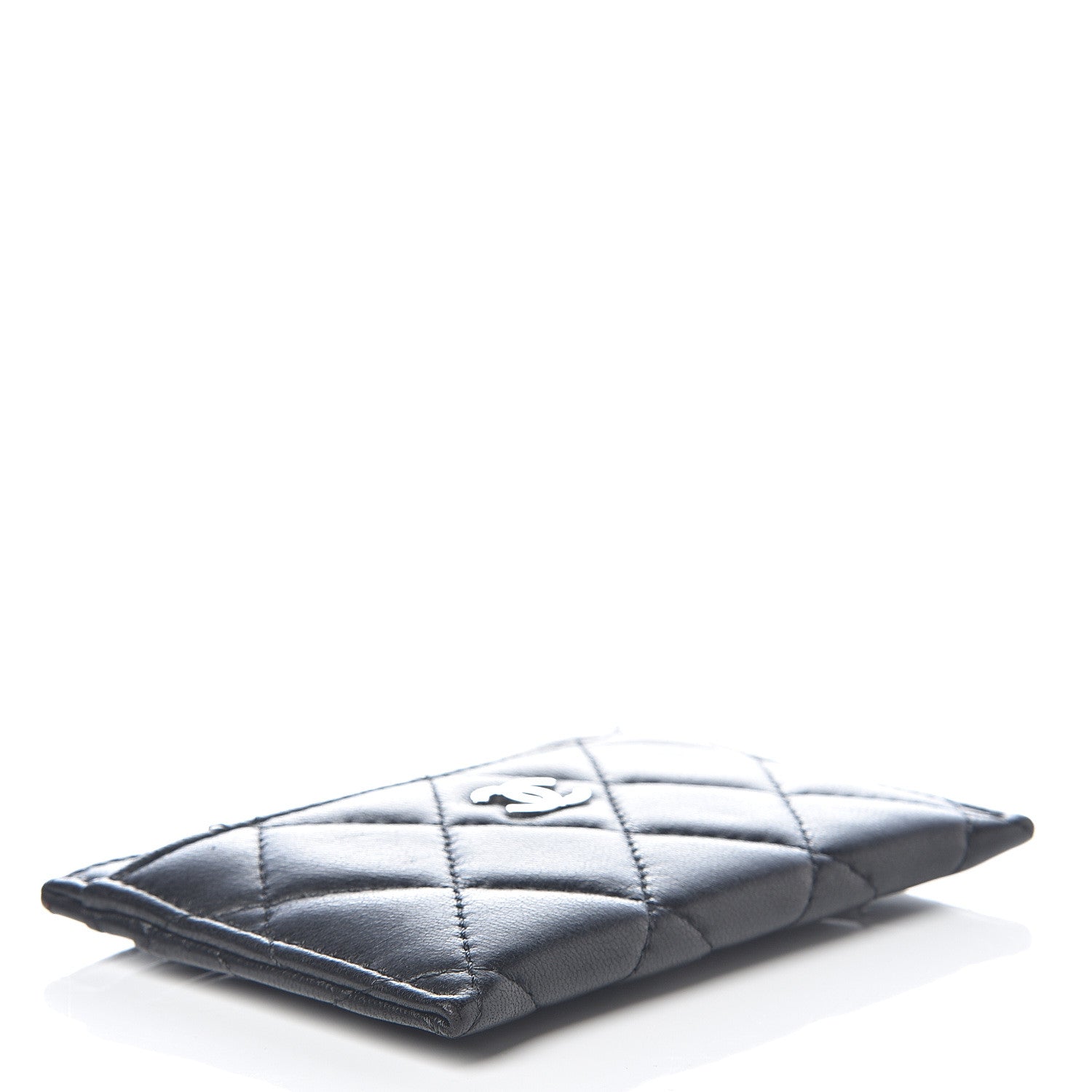 Chanel Lambskin Quilted Card Holder Black 3 of 7