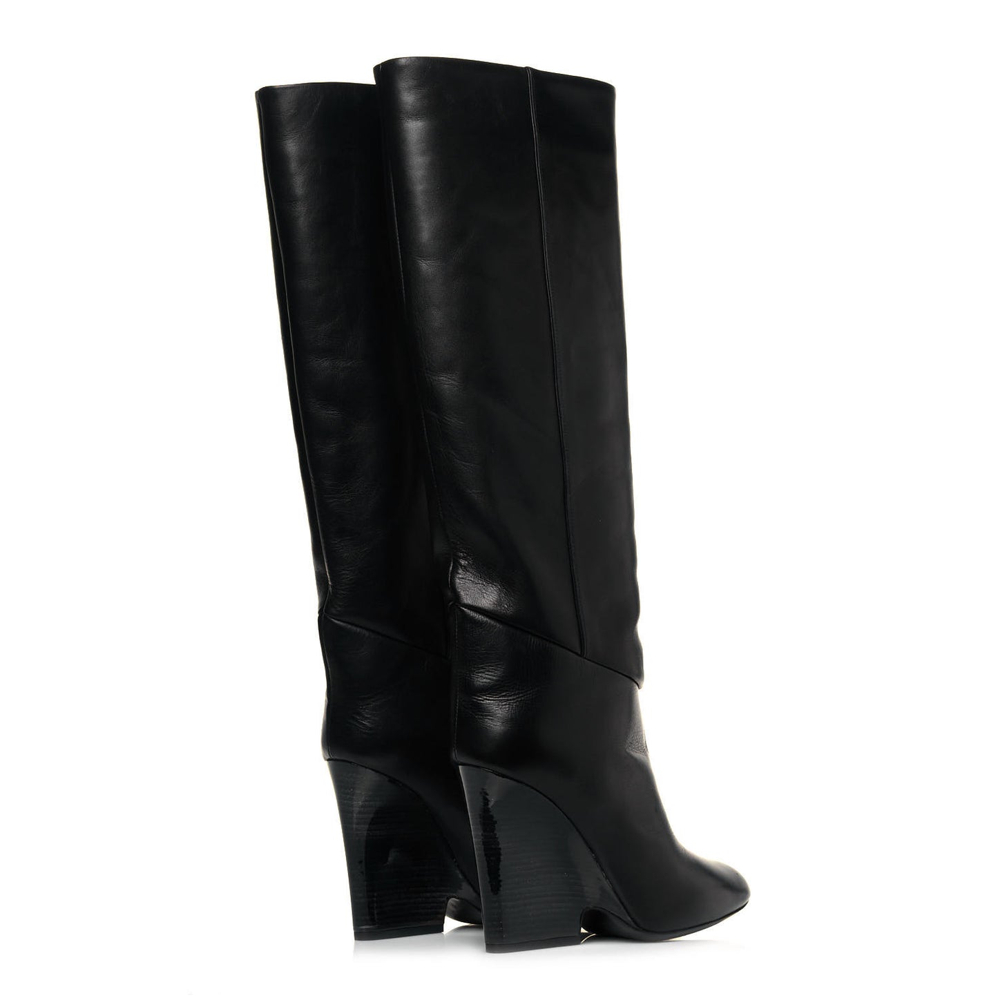 Calfskin Cartel Boots 39.5 Black