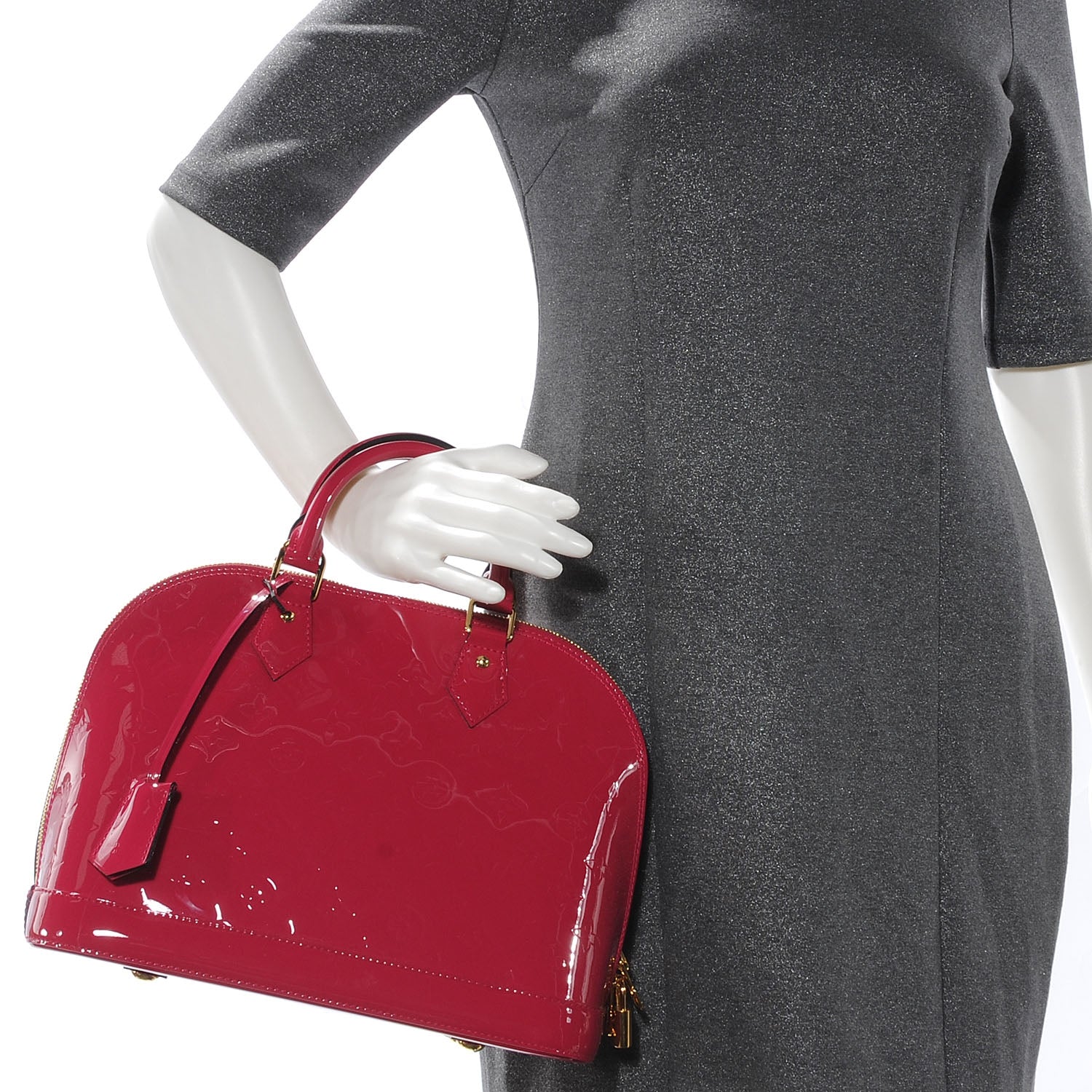 Louis Vuitton Vernis Alma PM Rose Indien 2 of 9
