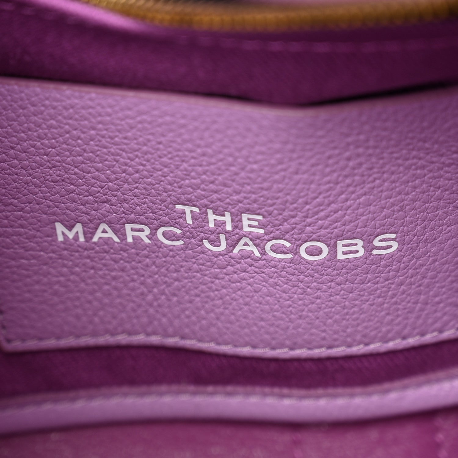 Marc Jacobs Grained Calfskin Small The Tote Bag Regal Orchid 6 of 12