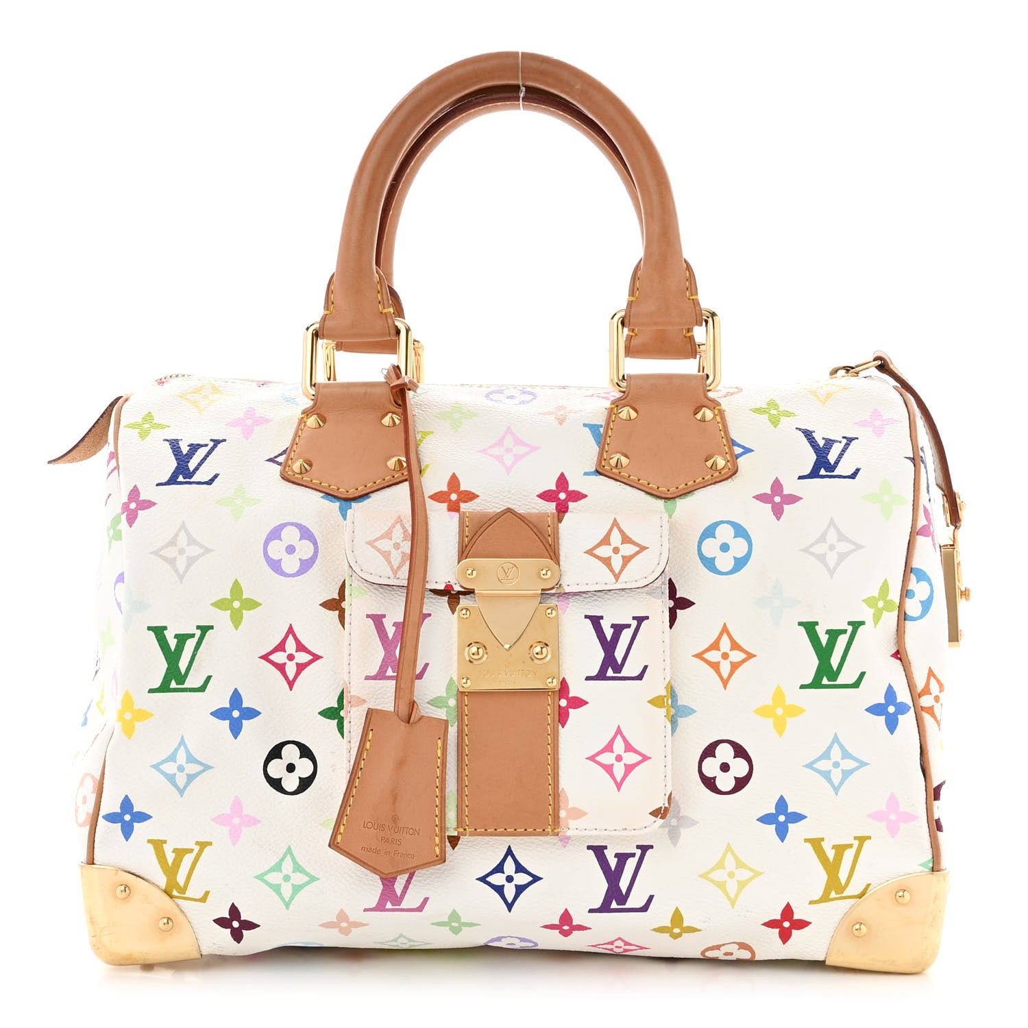 Louis Vuitton Monogram Multicolor Speedy 30 White 1 of 10