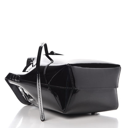 Mansur Gavriel Patent Calfskin Mini Mini Bucket Bag Black 4 of 7