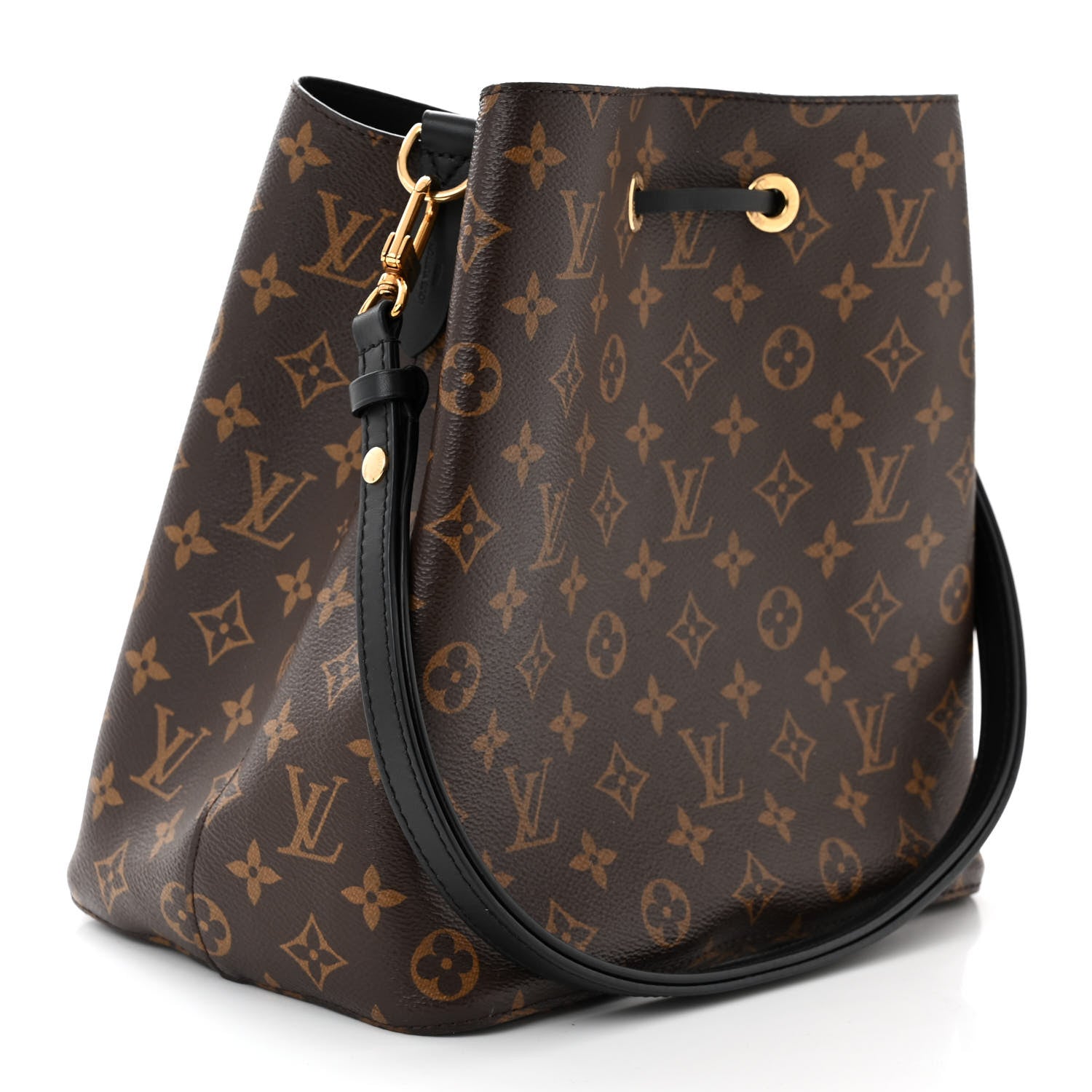 Louis Vuitton Monogram Neonoe MM Black 3 of 10