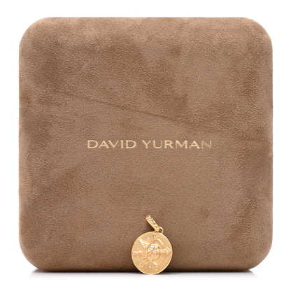 David Yurman 18K Yellow Gold Diamond Sagittarius Zodiac Amulet Pendant 4 of 4