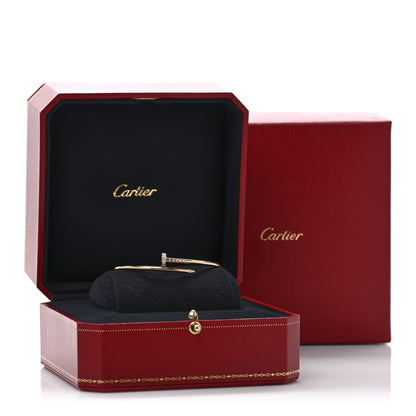 Cartier 18K Yellow Gold Diamond Small Juste Un Clou Bracelet 16 5 of 5