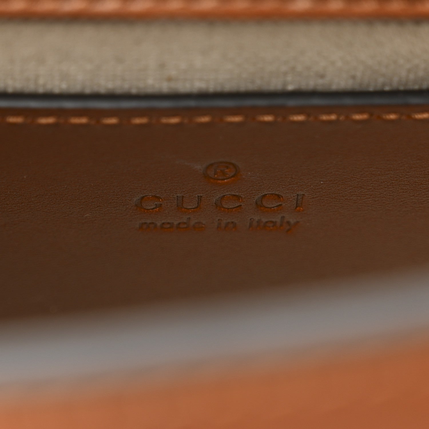 Gucci New Canvas Charisma Calfskin Crystal GG Monogram Mini Diana Tote Bag Camel Ebony 6 of 10